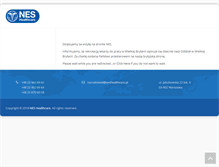 Tablet Screenshot of neshealthcare.pl